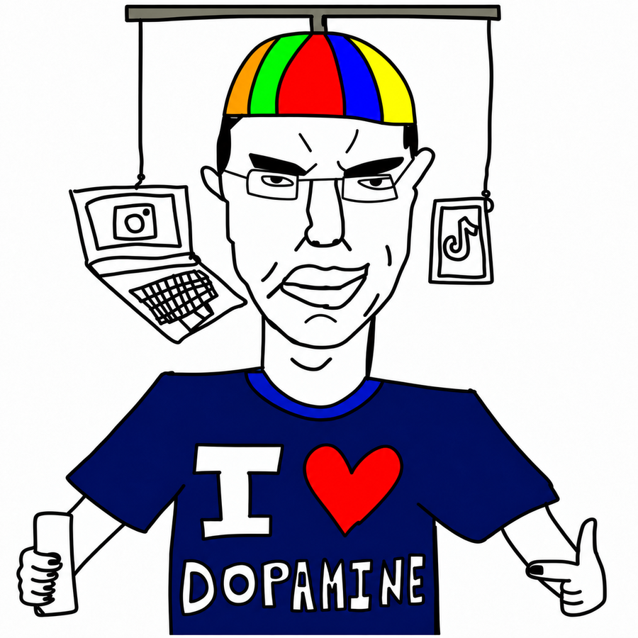 Dopamine Enjoyer character